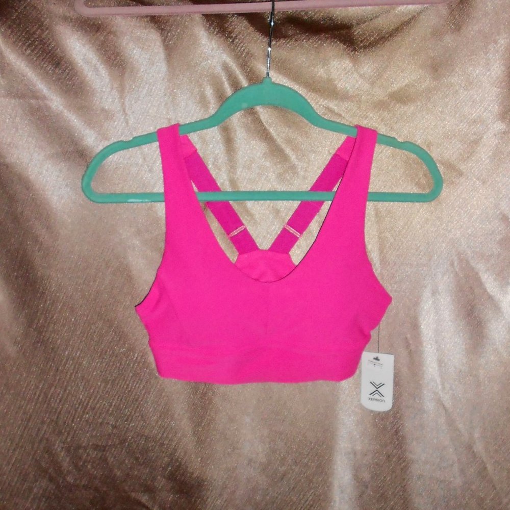 Xersion Move Medium Support Racerback Sports Bra - Picture 6 of 14